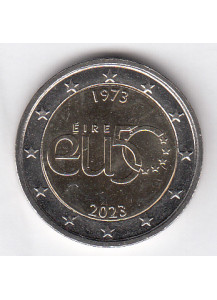2023 - 2 Euro IRLANDA 50º Anniversario della Adesione all'Europa Fdc